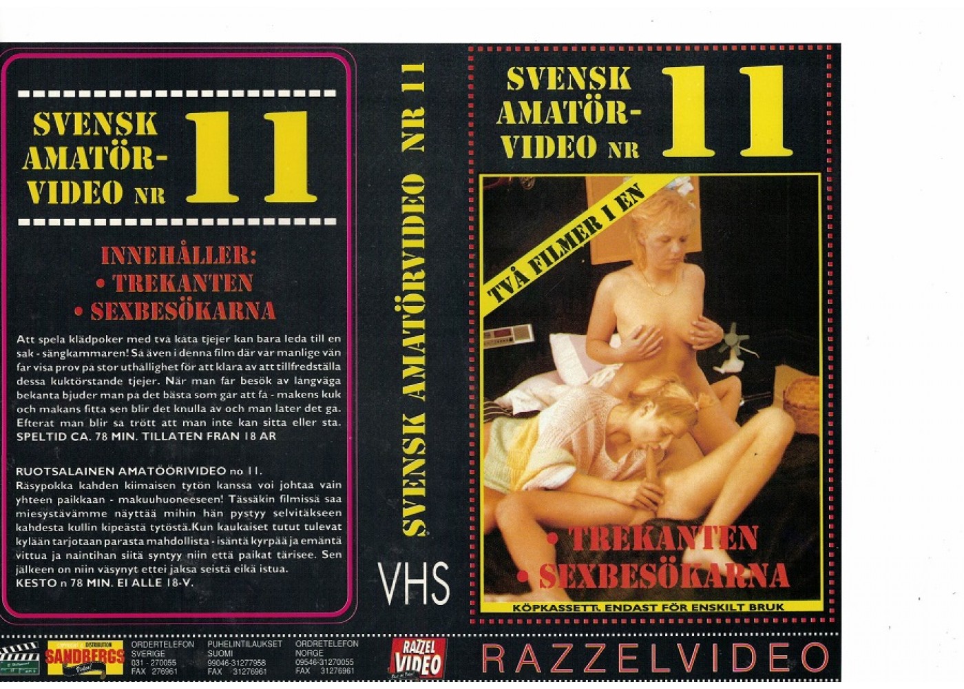 Vhs filmer - Ennios movie cave - Göteborg