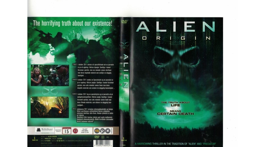 Alien Origin DVD