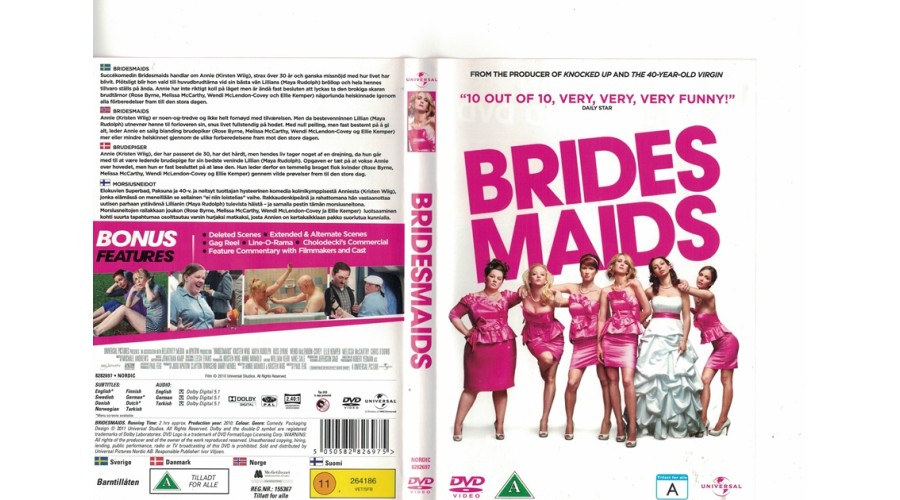 Brides Maids DVD
