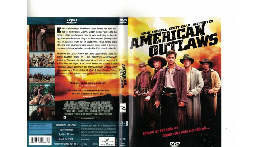 American Outlaws  DVD
