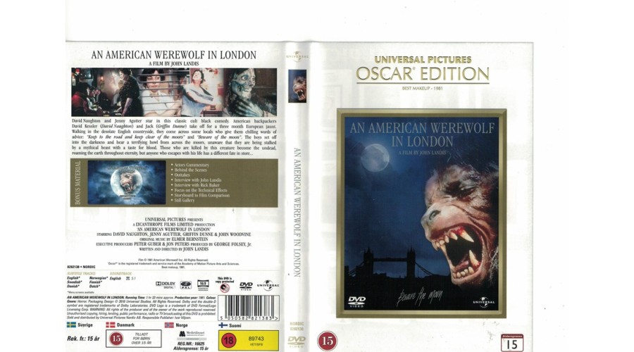 An American Werewolf In London  DVD