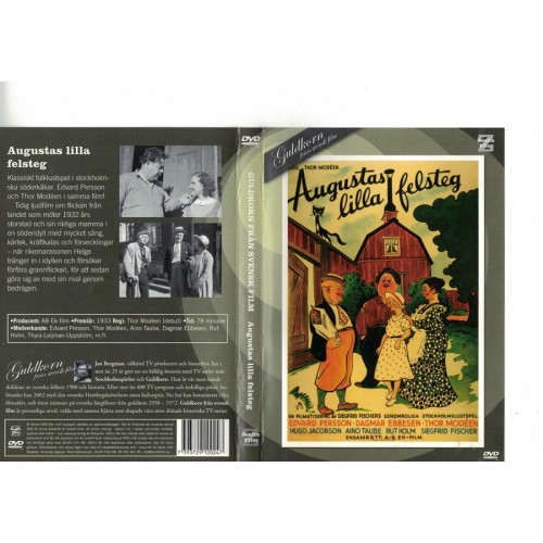 Augustas Lilla Felsteg  1933  DVD