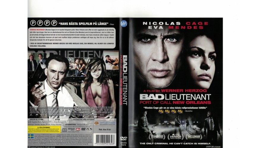 Bad Lieutenant DVD