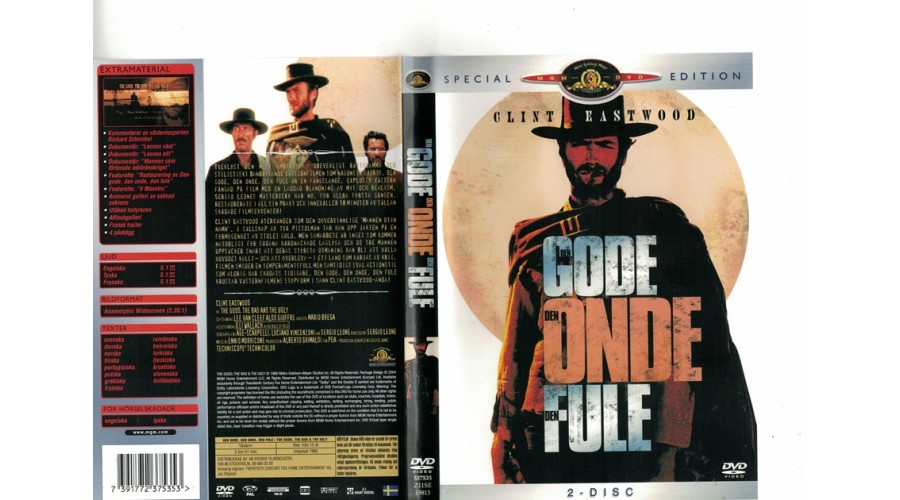 Den Gode Den Onde Den Fule DVD
