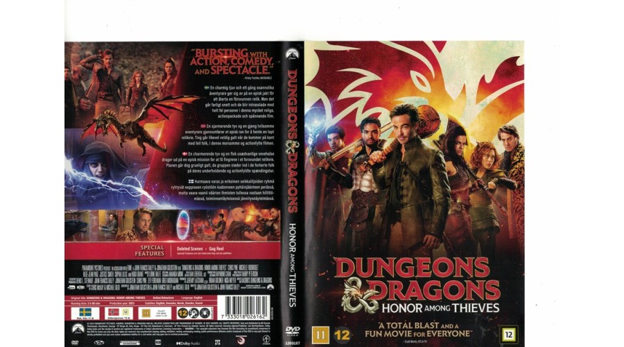 Dungeons  & Dragons  2023  DVD