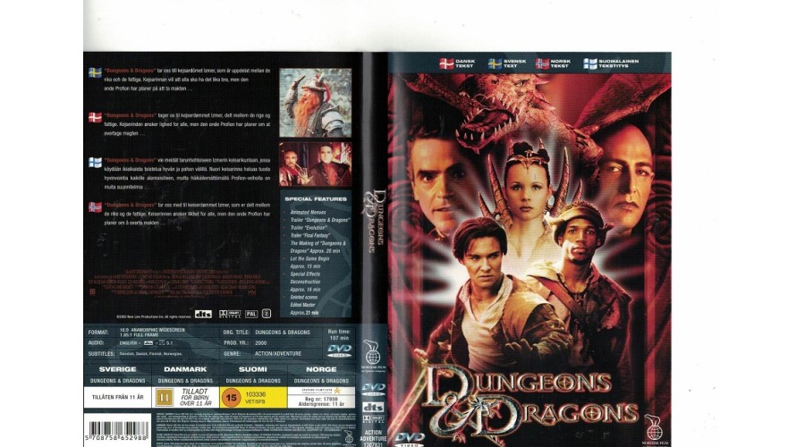 Dangeons & Dragons Honor among Thieves DVD