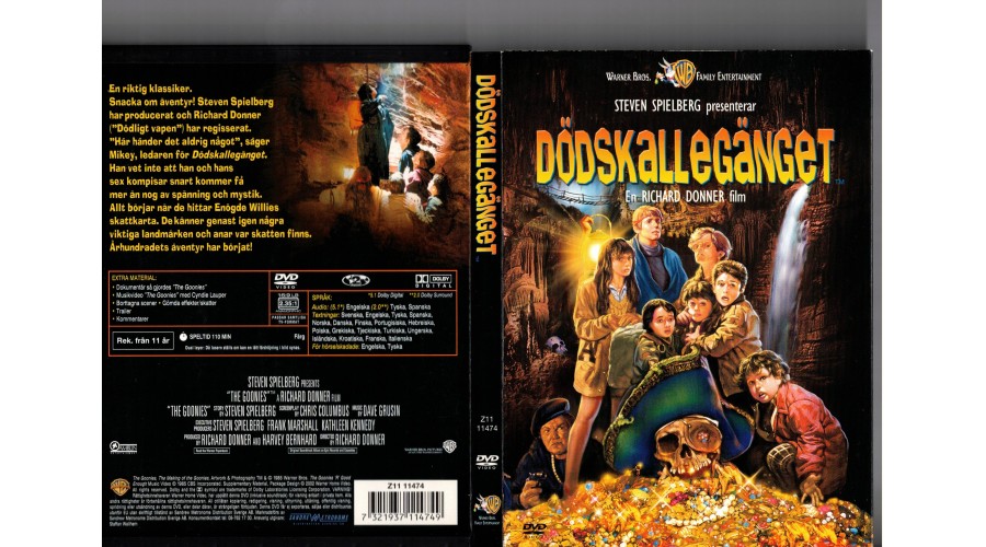 Dödskallegänget / The Goonies 1985 DVD