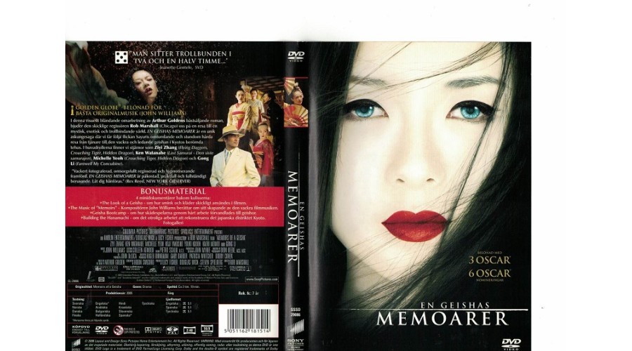 En Geishas Memoarer DVD