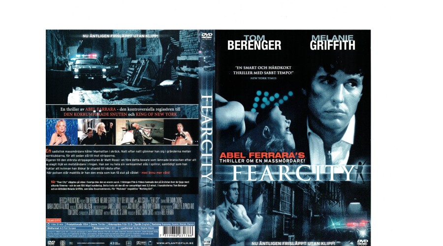 Fear City DVD