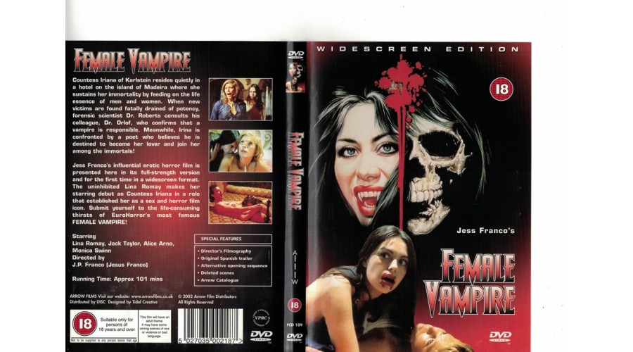 Female vampire DVD