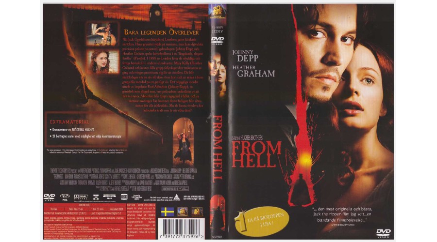 From Hell DVD