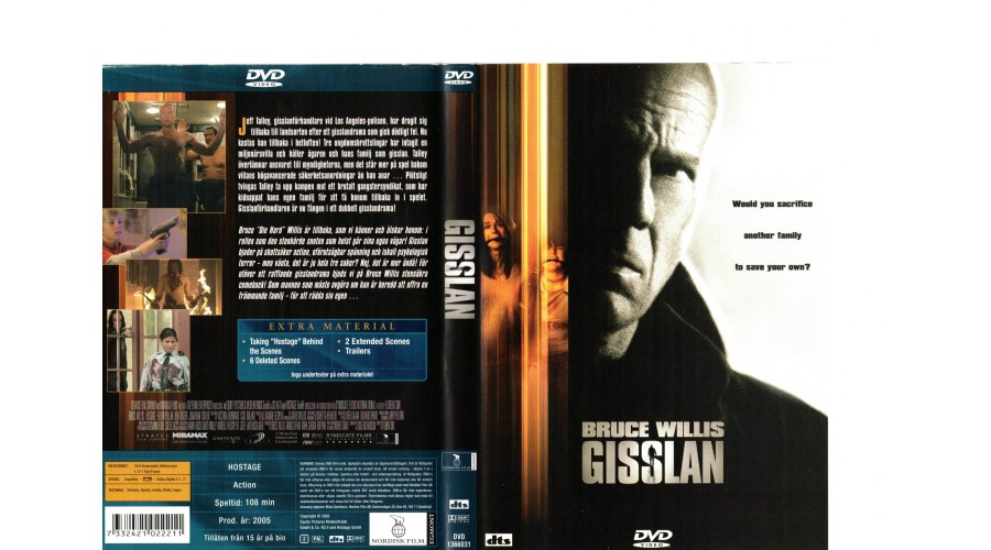 Gisslan DVD