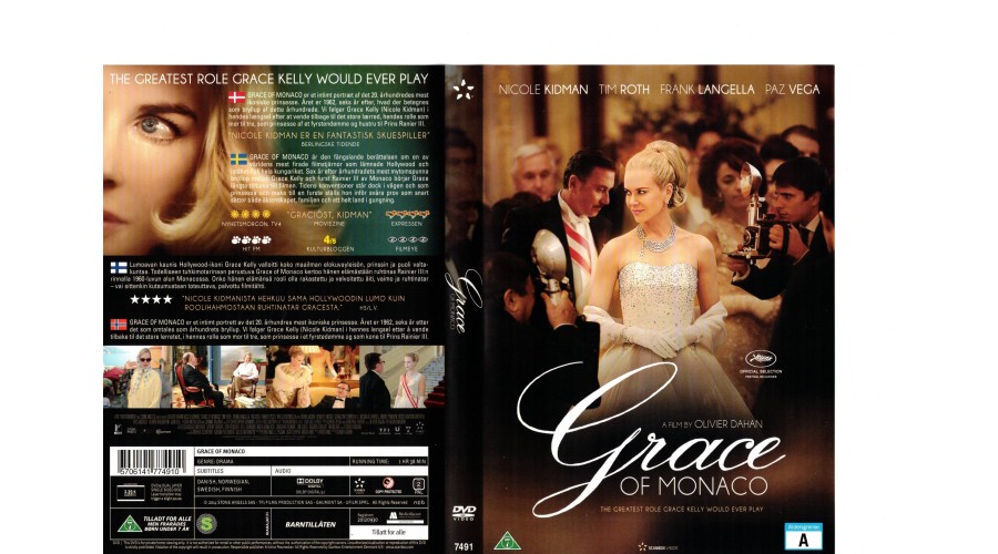 Grace of Monaco DVD