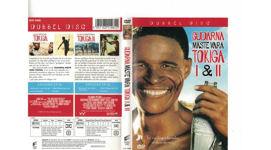 Gudarna Måste Vara Tokiga  1 & 2  DVD