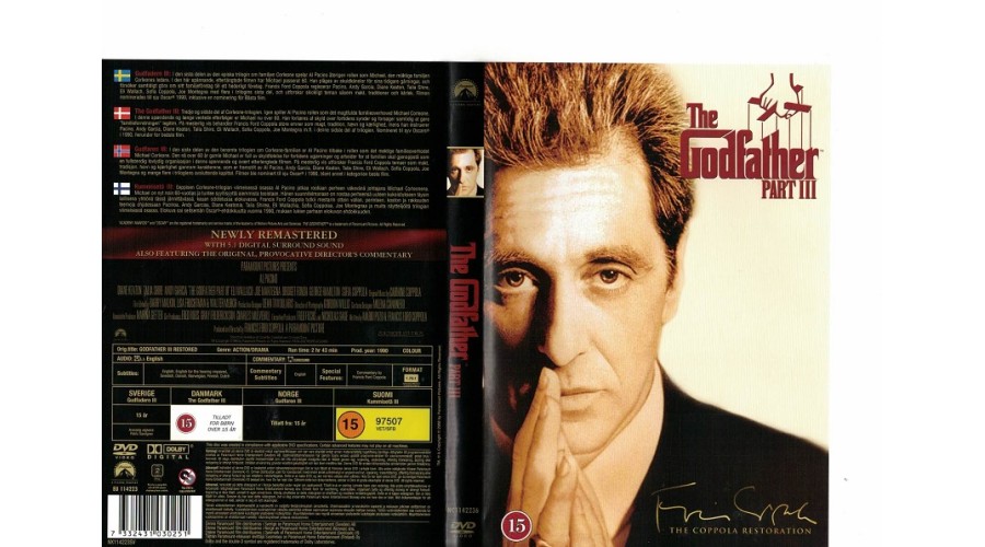 Gudfadern 3 DVD