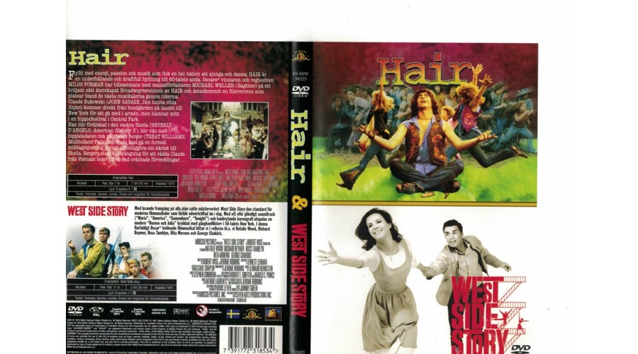 Hair + West Side Story 2 DVD