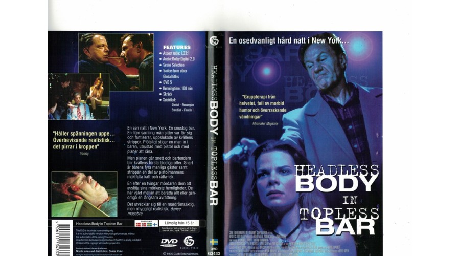 Headless Body In Topless Bar DVD
