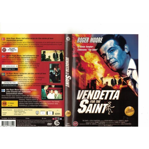 Helgonet  , Vendetta For The Saint  DVD