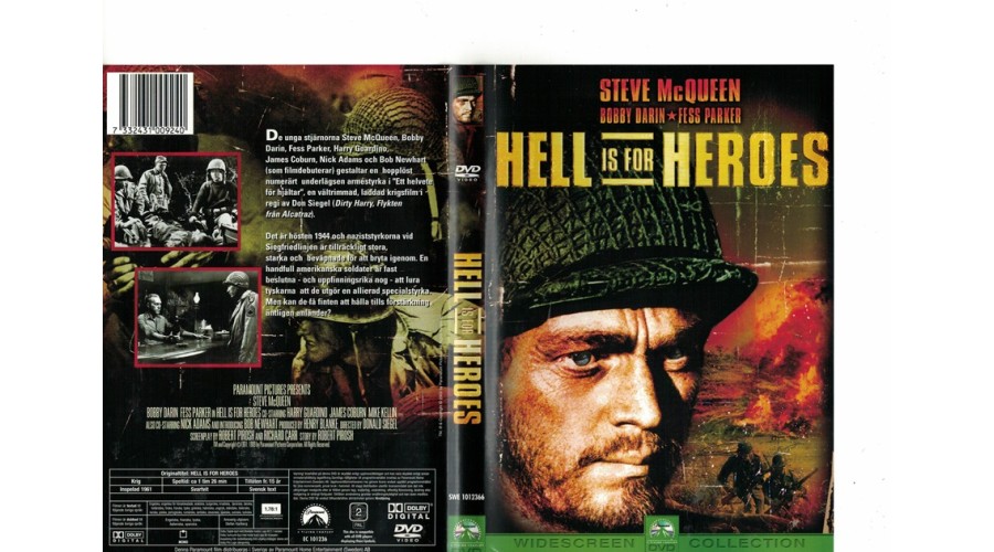 Hell is for heroes DVD