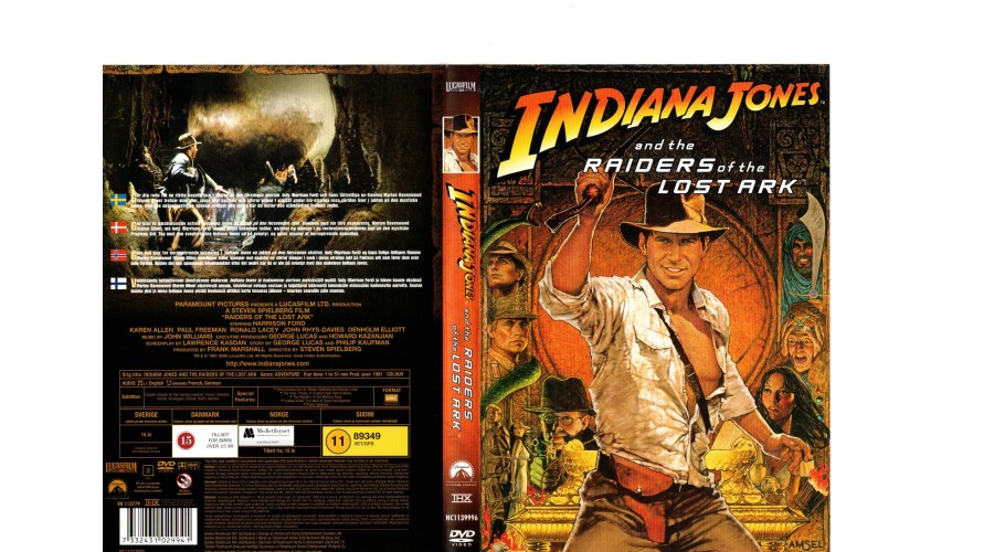Indiana Jones Jakten på den Försvunna Skatten 1981 DVD