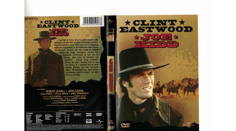 Joe Kidd , Clint Eastwood DVD