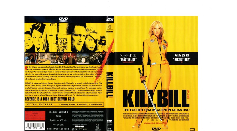 Kill Bill 1 DVD