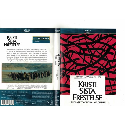 Kristi Sista Frestelse  DVD