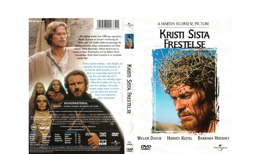 Kristi Sista Frestelse DVD