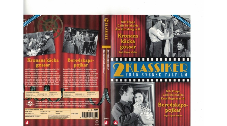 Kronans Käcka Gossar  Beredskapspojkar  DVD