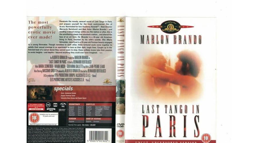 Last Tango in Paris DVD
