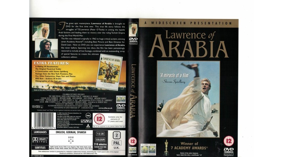 Lawrence of Arabia  DVD