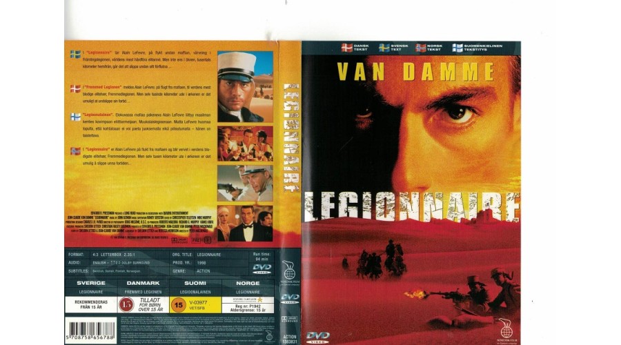 Legionnaire DVD
