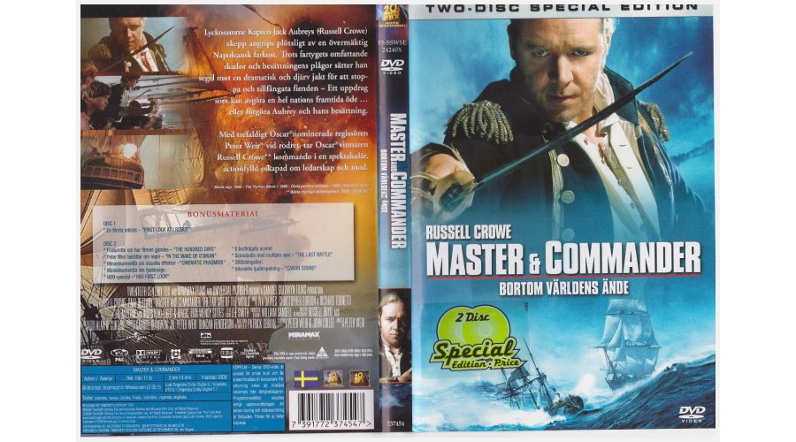 Master & Commander DVD