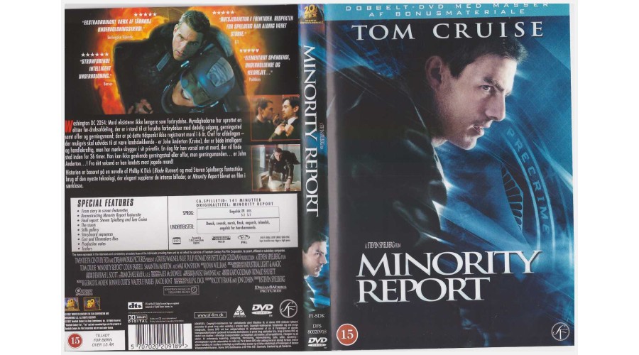 Minority Report DVD