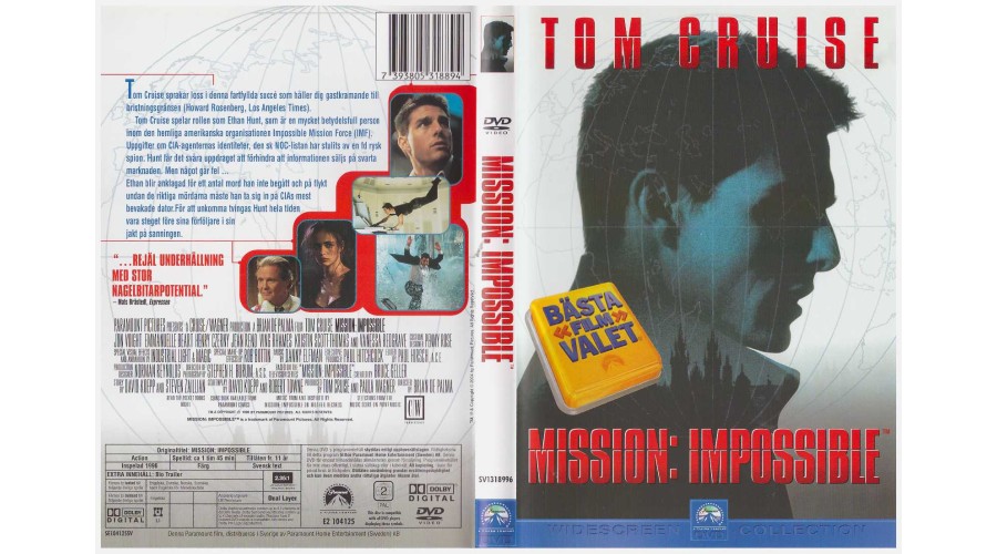 Mission Impossible DVD