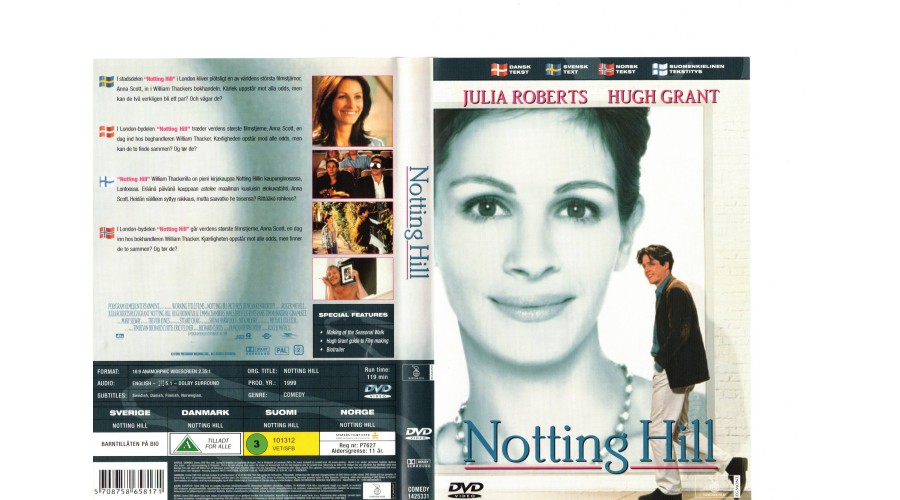 Nothing Hill DVD