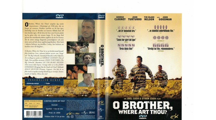 O Brother , Where Art Thou  DVD