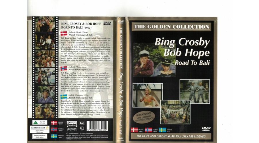 Road To Bali  1952  DVD