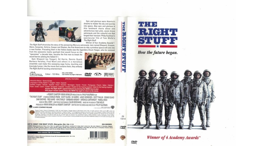 The Right Stuff DVD