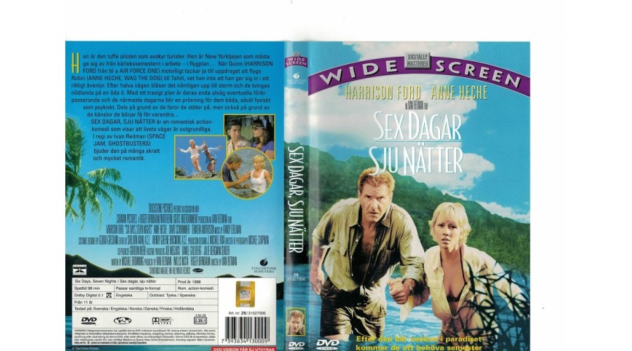 Sex Dagar Sju Nätter  DVD