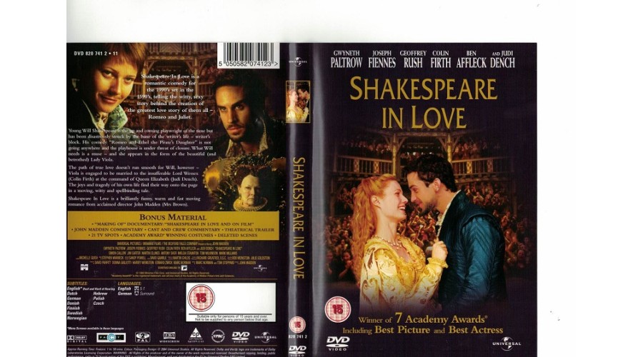 Shakespeare in love DVD