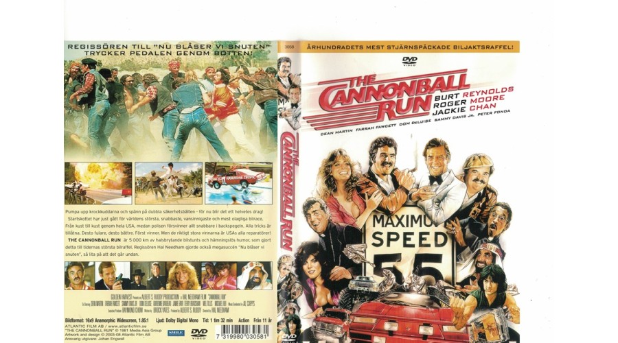 The Cannonball Run  1  DVD