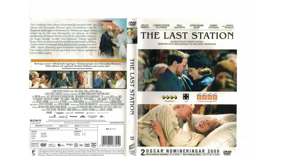 The Last Station DVD