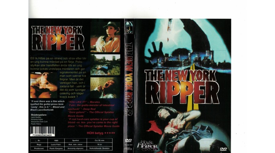 The New York Ripper DVD