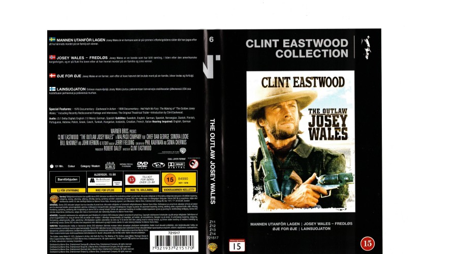 The Outlaw Josey Wales DVD