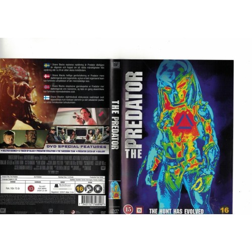 The Predator  2018 DVD