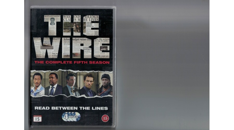 The Wire  Säs, 5  DVD 4 Disc.