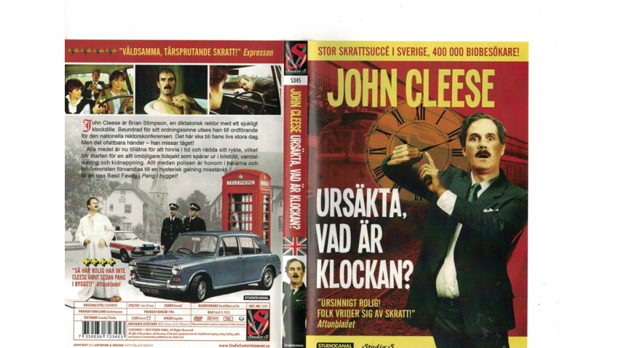 Ursäkta Vad Är Klockan DVD