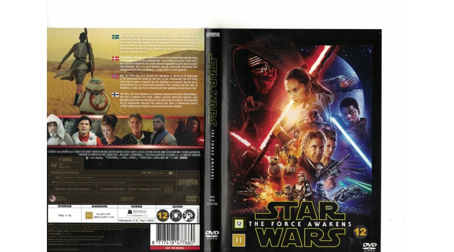 Star Wars The Force Awakens  DVD