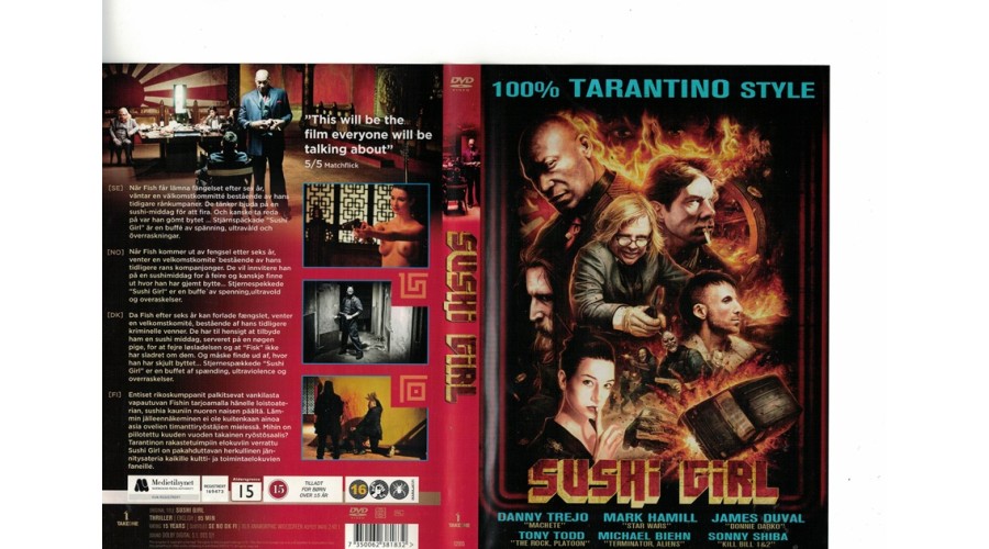 Sushi Girl DVD